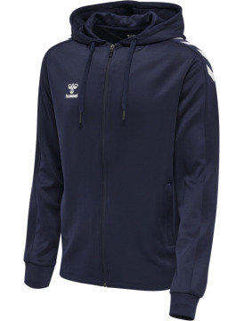 hummel hmlCORE XK POLY ZIP HOOD SWEAT Herren